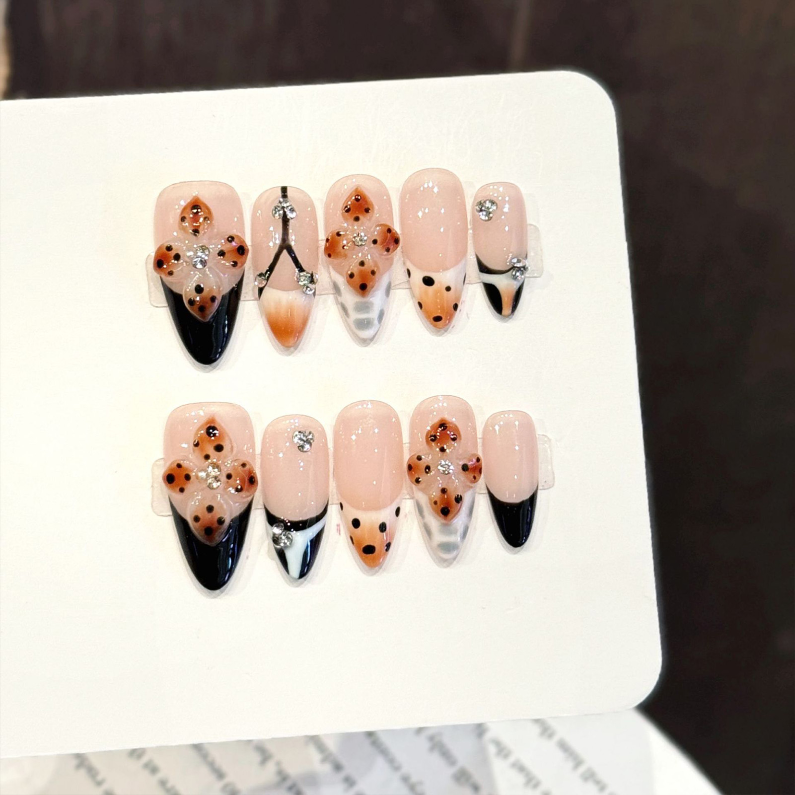 3D Printing Resin - 10pcs Black Brown French Style Press