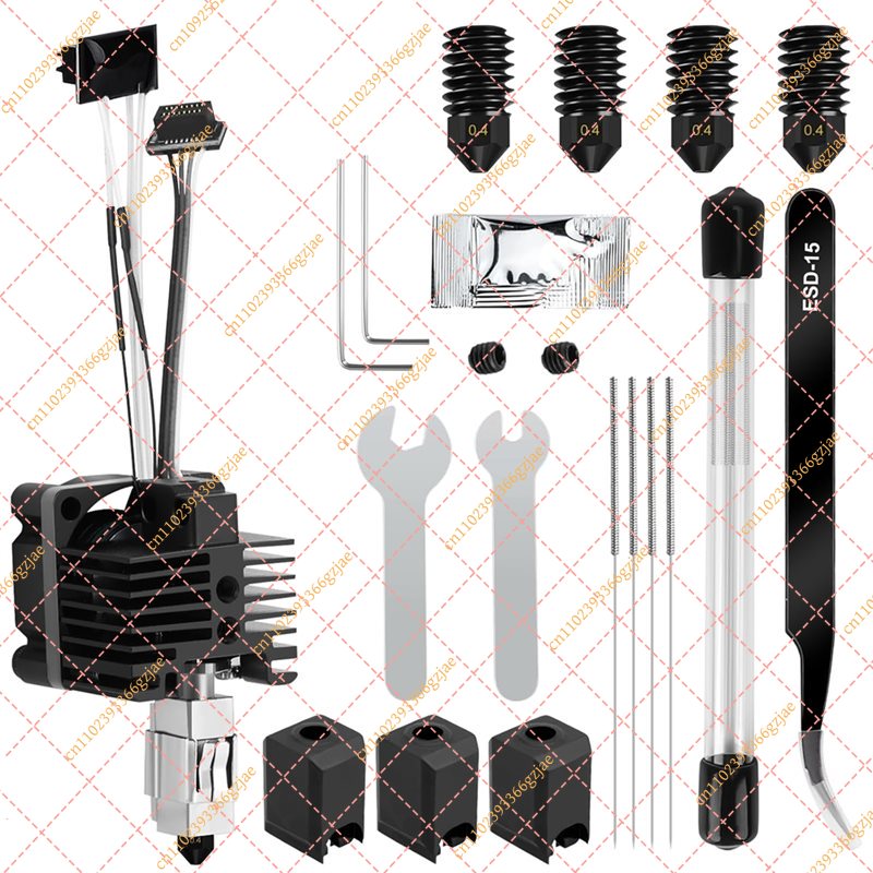 Nozzle 0.4Mm Hardened - FY XB-For Bambu Lab P1P/P1S, Hotend