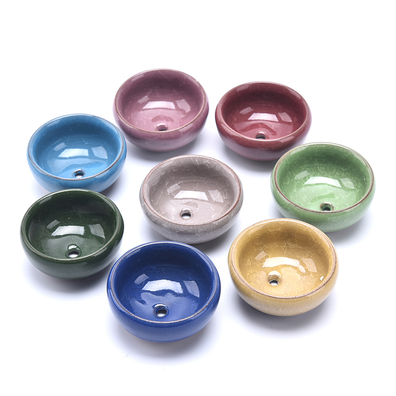 3D Printing Pot - Cute Ice-Crack Glaze Flower Ceramics Succulent