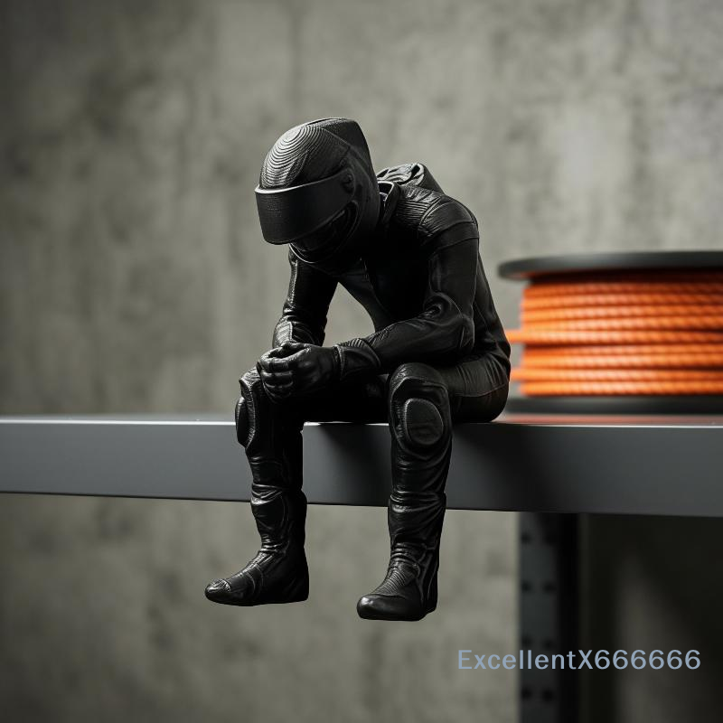 3D Printing Office Setup - 3D Printed Creative Racing Style Seated