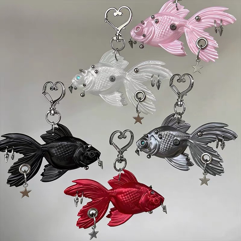 3D Printing Steel - New Gothic Punk Goldfish 3D Printed