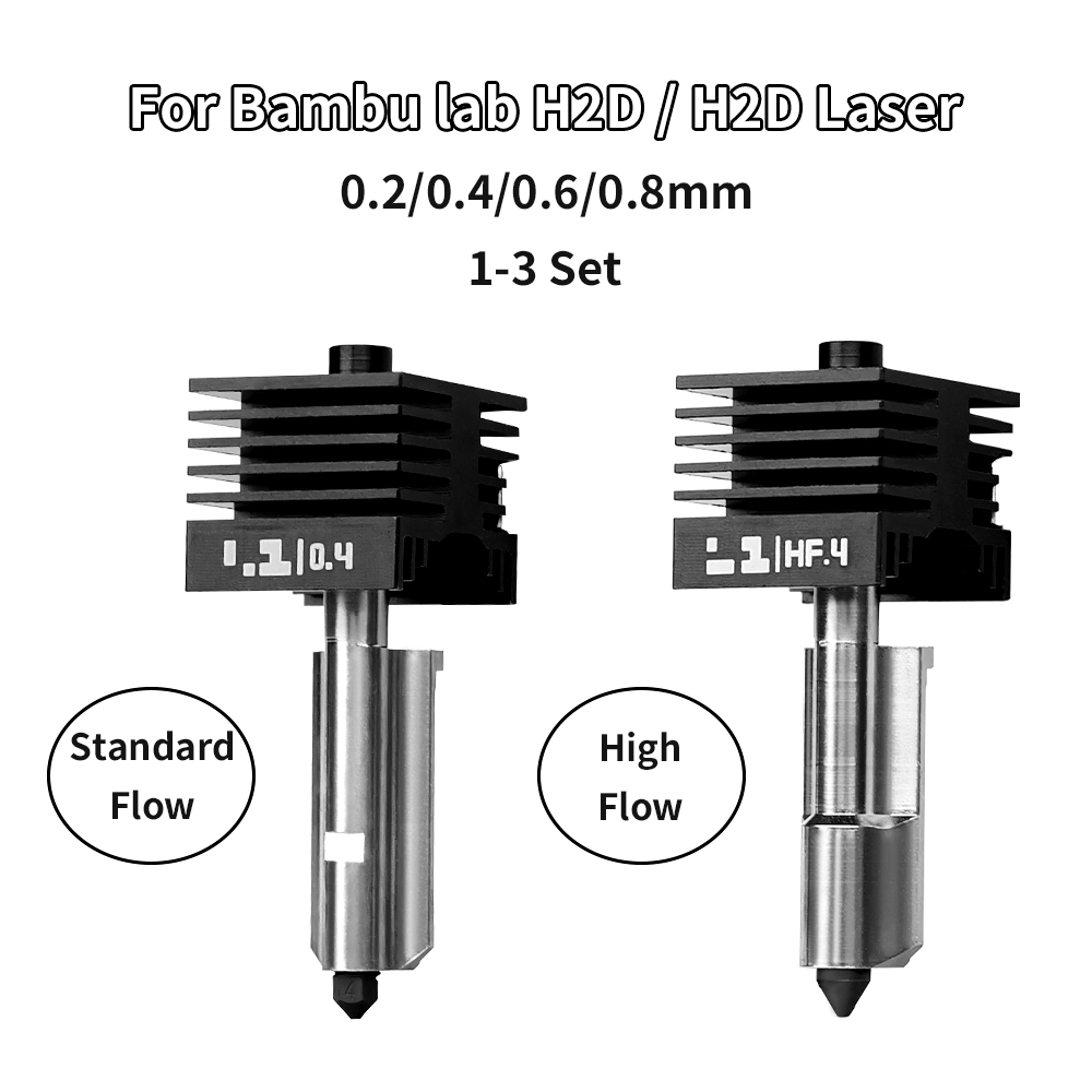 3D Printing Steel - H2D/P2S Hotend Kit For Bambu Lab