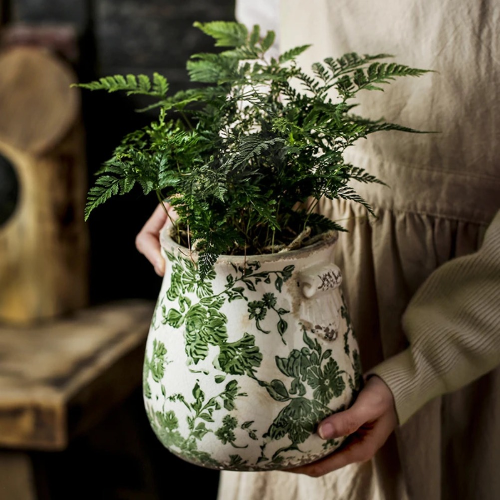 3D Printing Pot - Vintage Ceramic Flower Pot Outdoor Garden