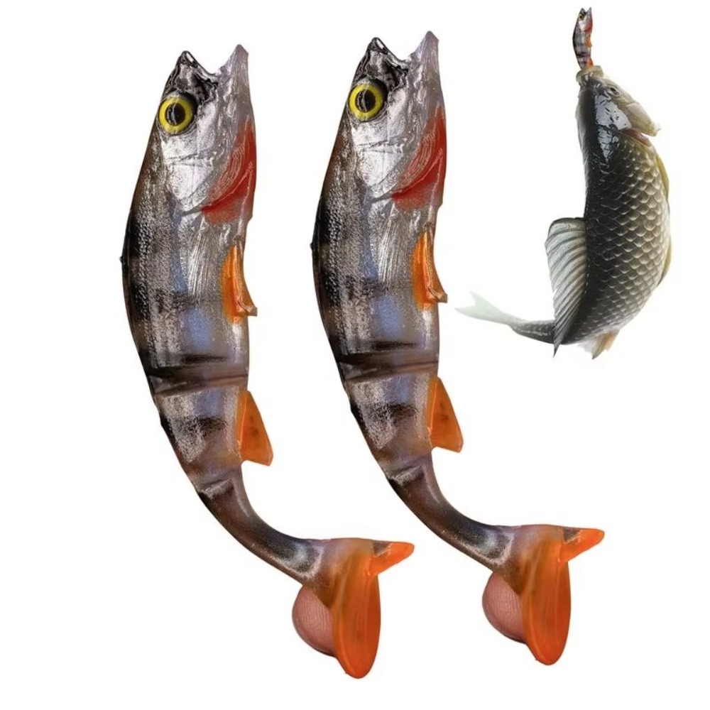 3D Printing Lure - Colorful 8cm Soft Fishing Lures 3D