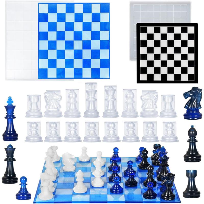 Resin Chess Set Mold With Ches - 3D Printing Model Free review and price