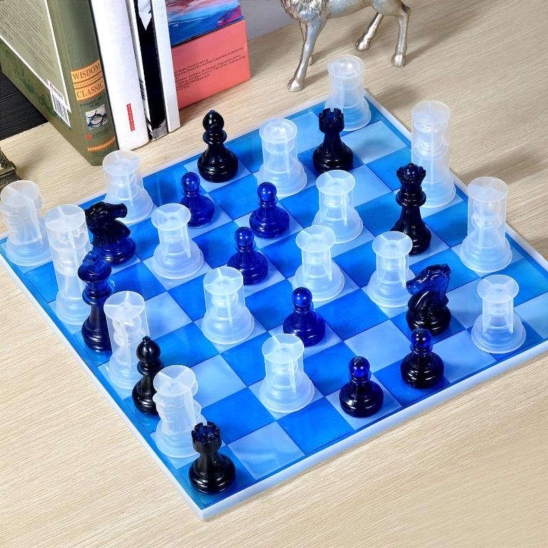 Resin Chess Set Mold With Ches - 3D Printing Model Free review and price