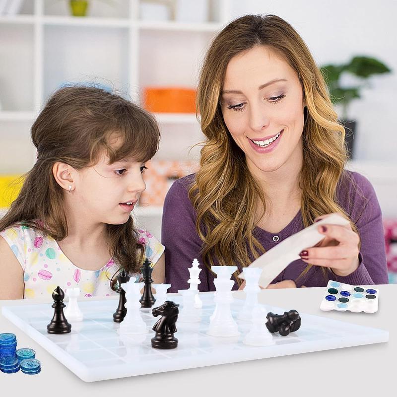 Resin Chess Set Mold With Ches - 3D Printing Model Free review and price