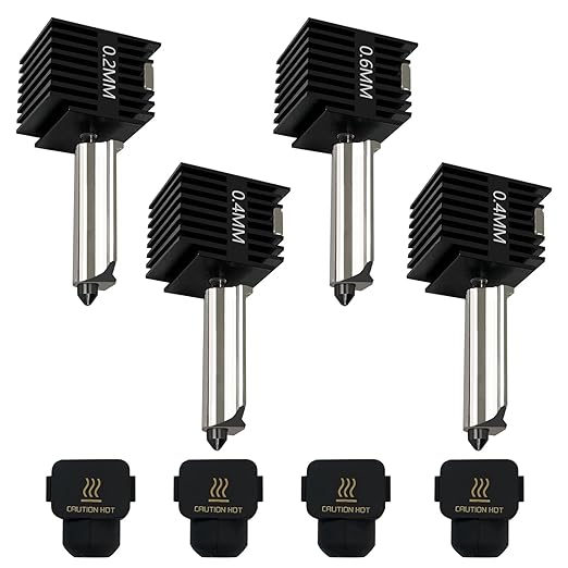 4 Pack A1 Mini/A1 Hotend Print - Nozzle 0.4Mm Hardened review and price