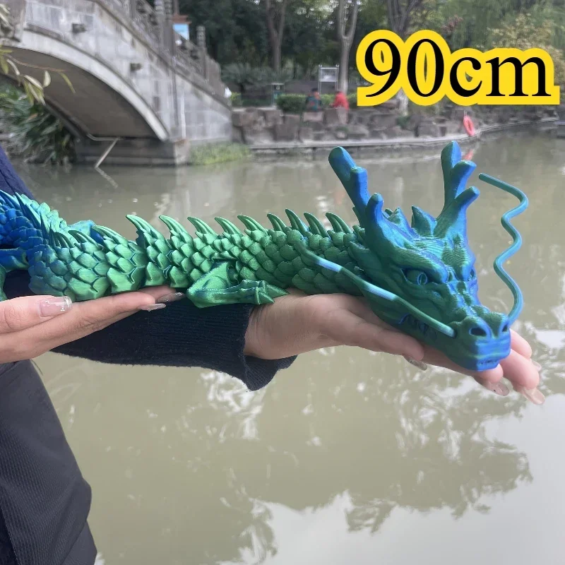 90cm 3D Printed Chinese Loong  - 3D Printing Pot review and price