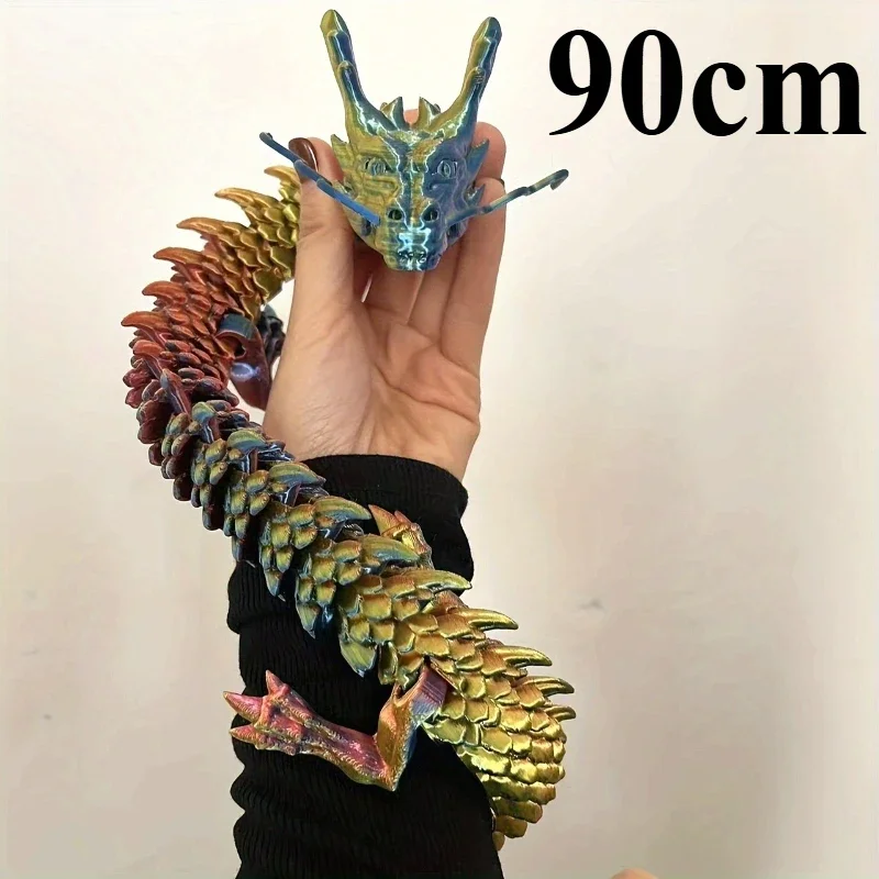 90cm 3D Printed Chinese Loong  - 3D Printing Pot review and price