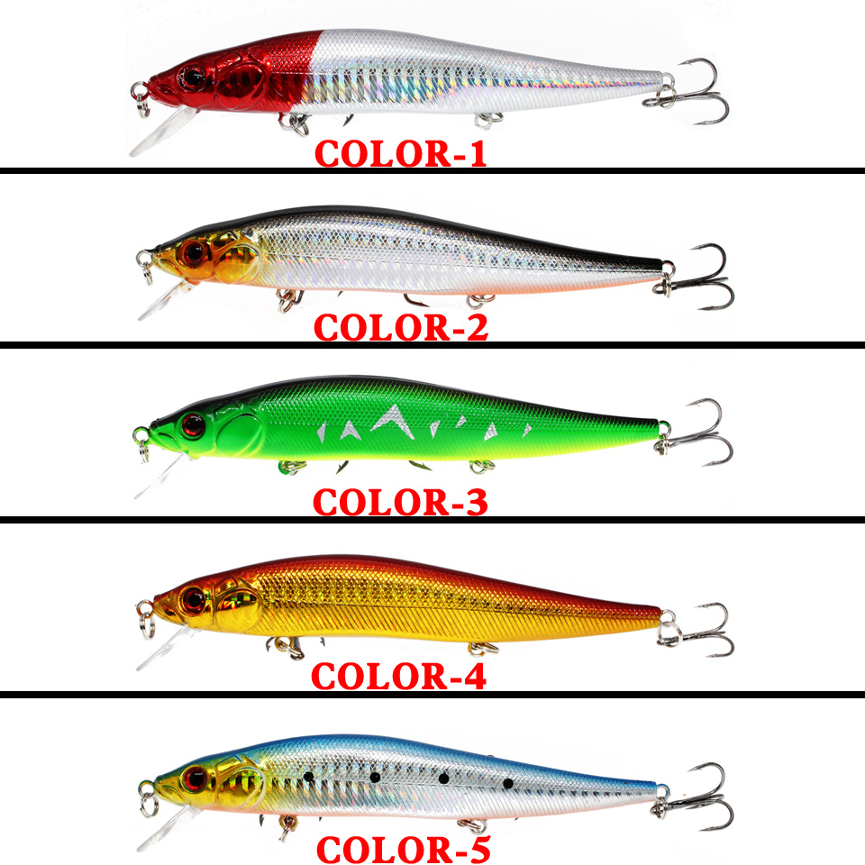 1PCS 13.5cm 22g 3D Bionic Minn - 3D Printing Lure review and price