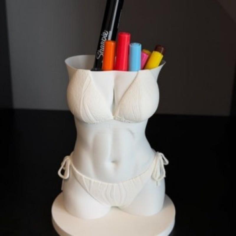 NEW Bikini Body Pen Holder 3D  - 3D Printing Pot review and price