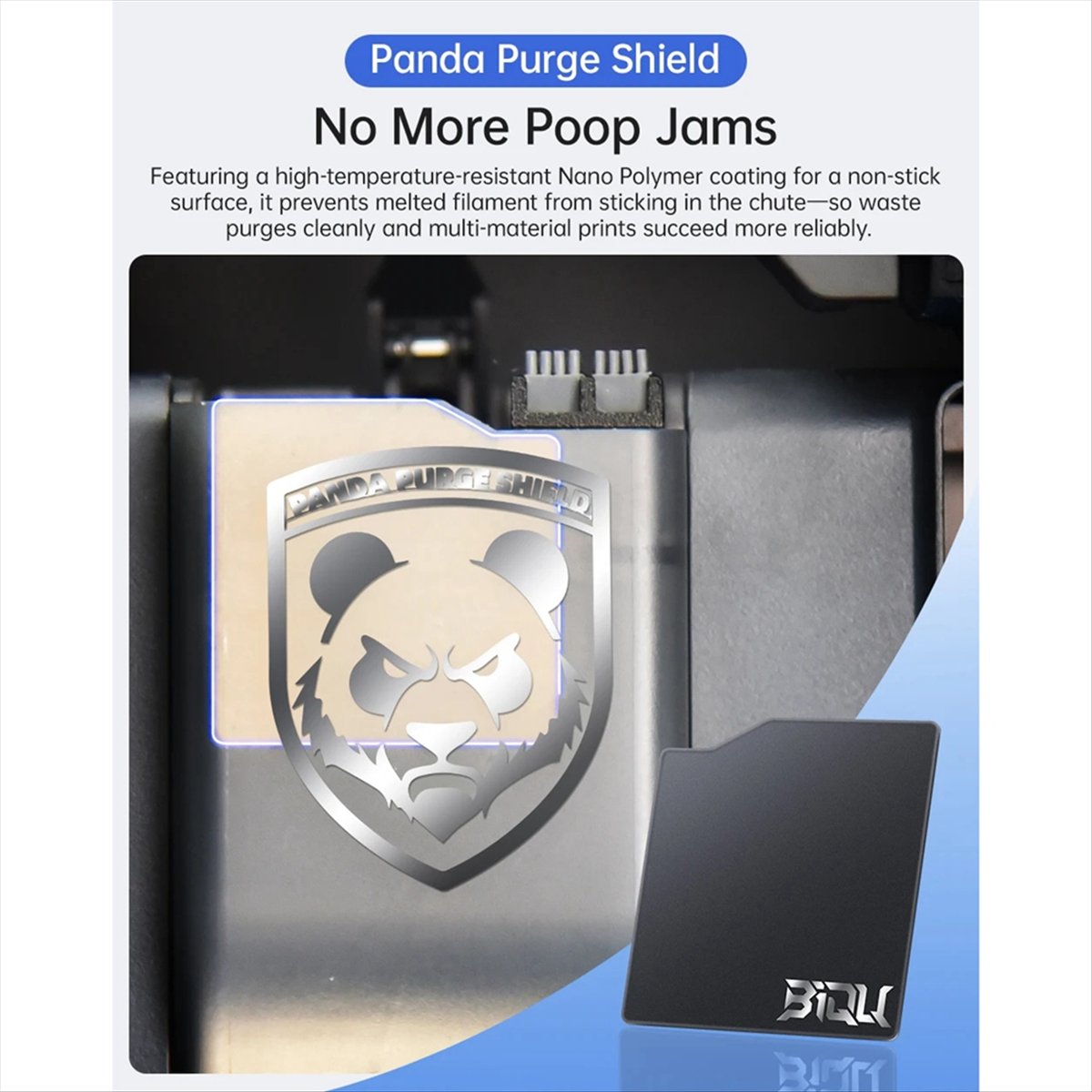 L70A BIQU Panda Purge Shield S - 3D Printing Workshop review and price