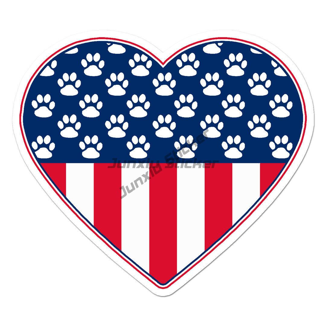 USA Flag Dog Paw Prints Vinyl  - 3D Printing Vinyl review and price