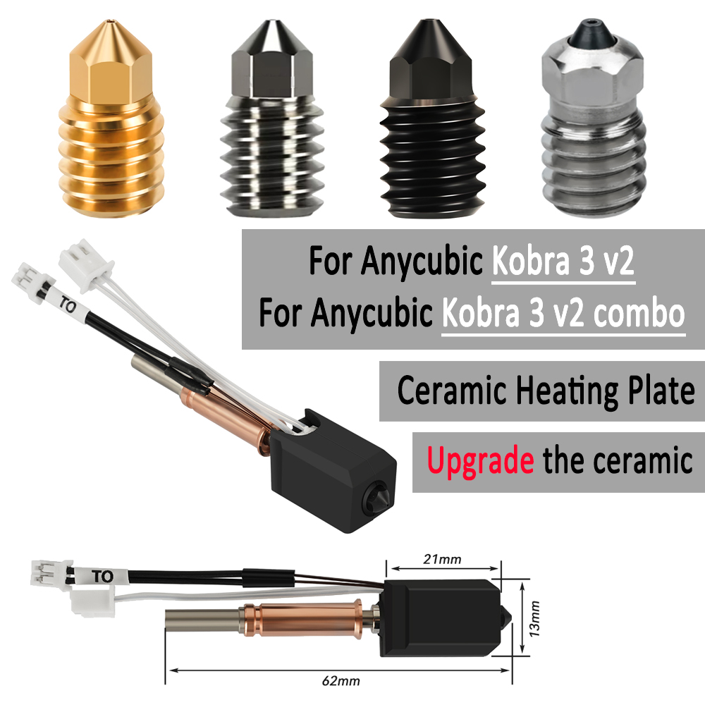 Upgraded Hotend for Anycubic K - 3D Printing Steel review and price