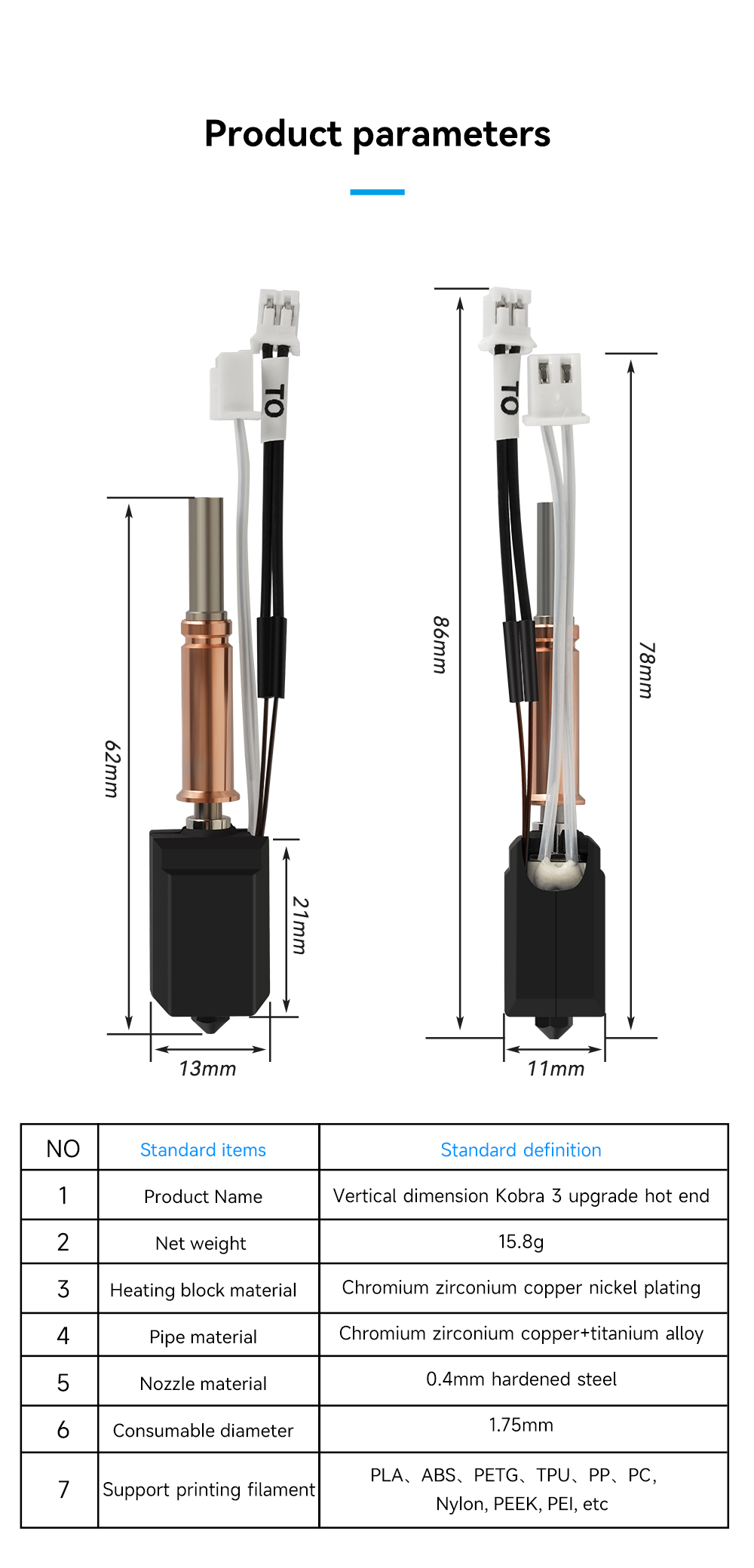 Upgraded Hotend for Anycubic K - 3D Printing Steel review and price