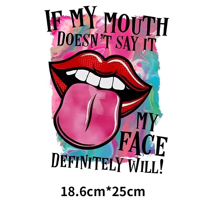 Sexy leopard print lips Heat T - 3D Printing Vinyl review and price