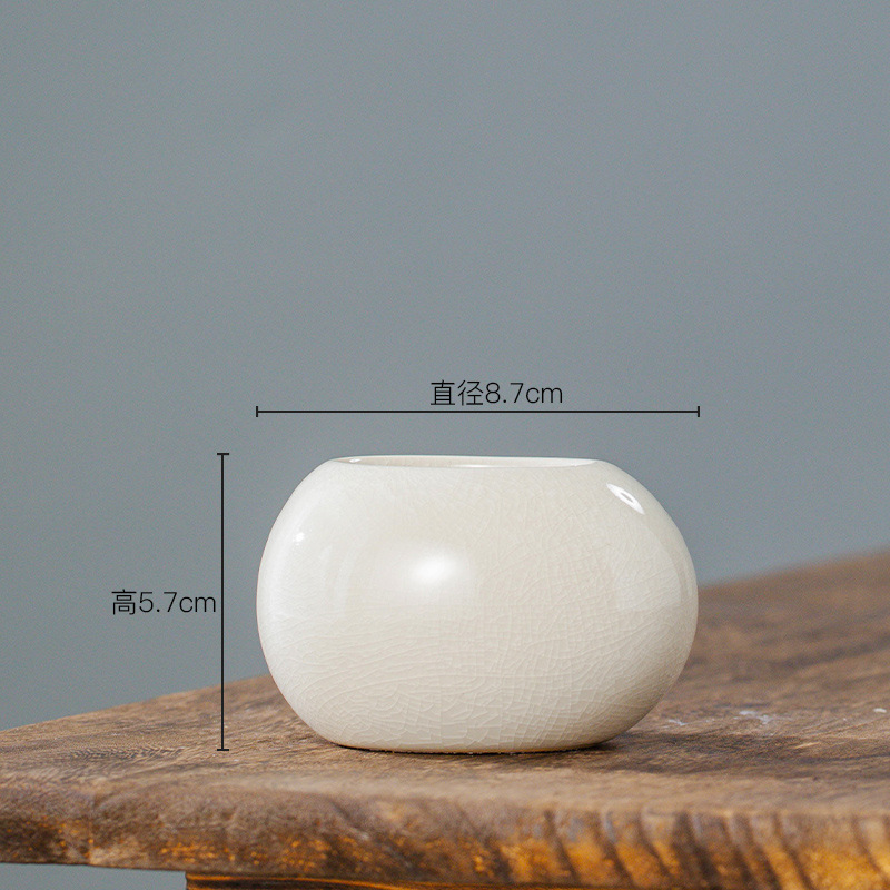 Ice Crack Glazed Ceramic Flowe - 3D Printing Pot review and price