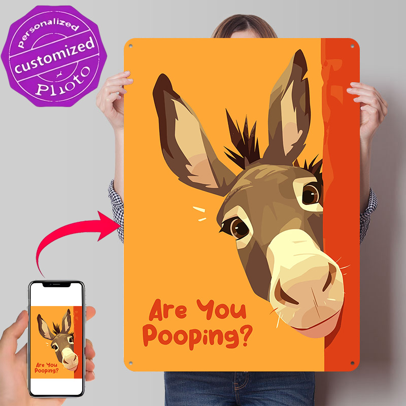 Funny Donkey Cartoon With Ques - 3D Printing Question review and price