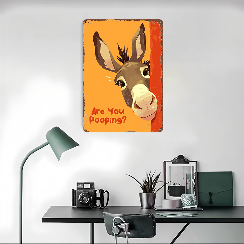 Funny Donkey Cartoon With Ques - 3D Printing Question review and price