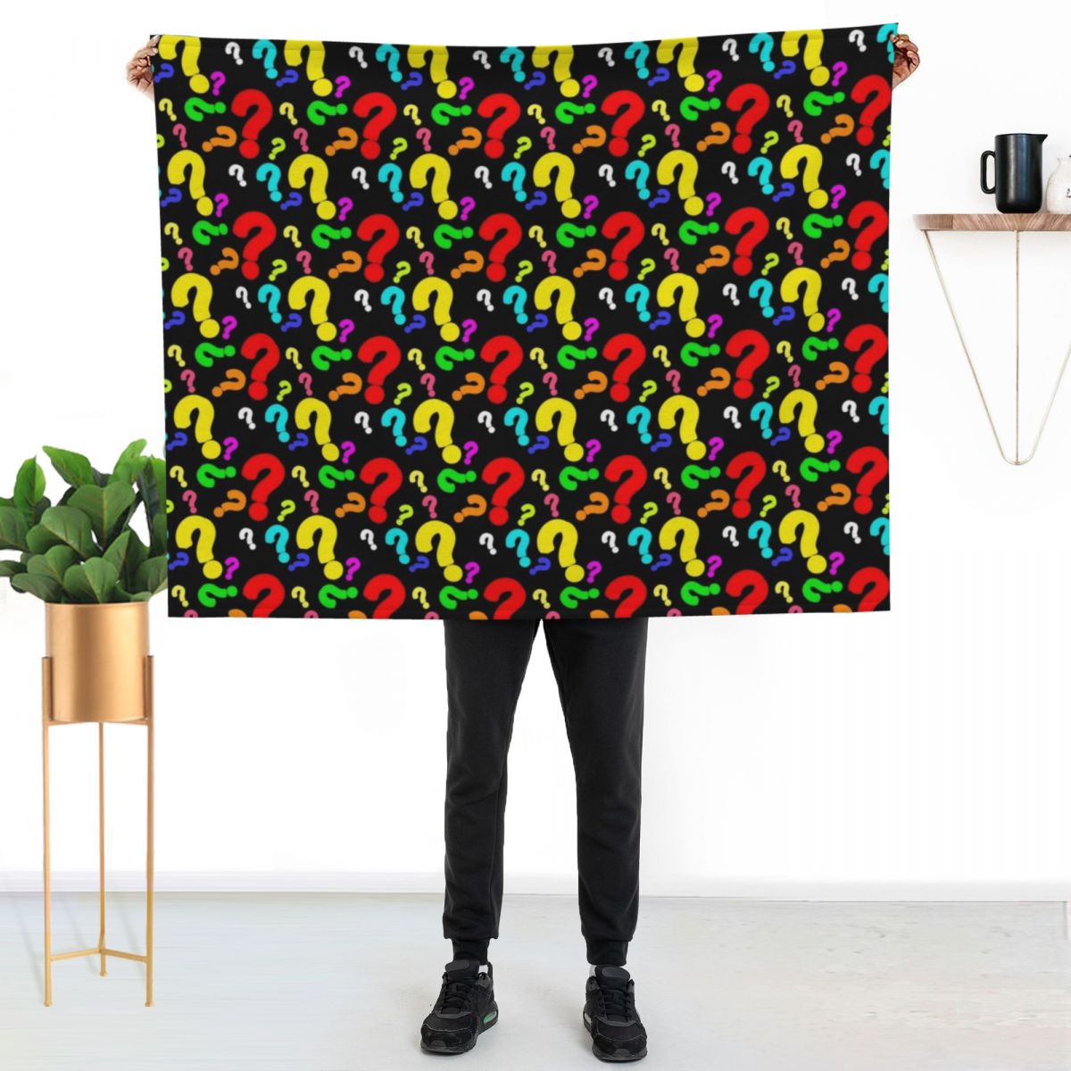 Colorful Question Mark Pattern - 3D Printing Question review and price