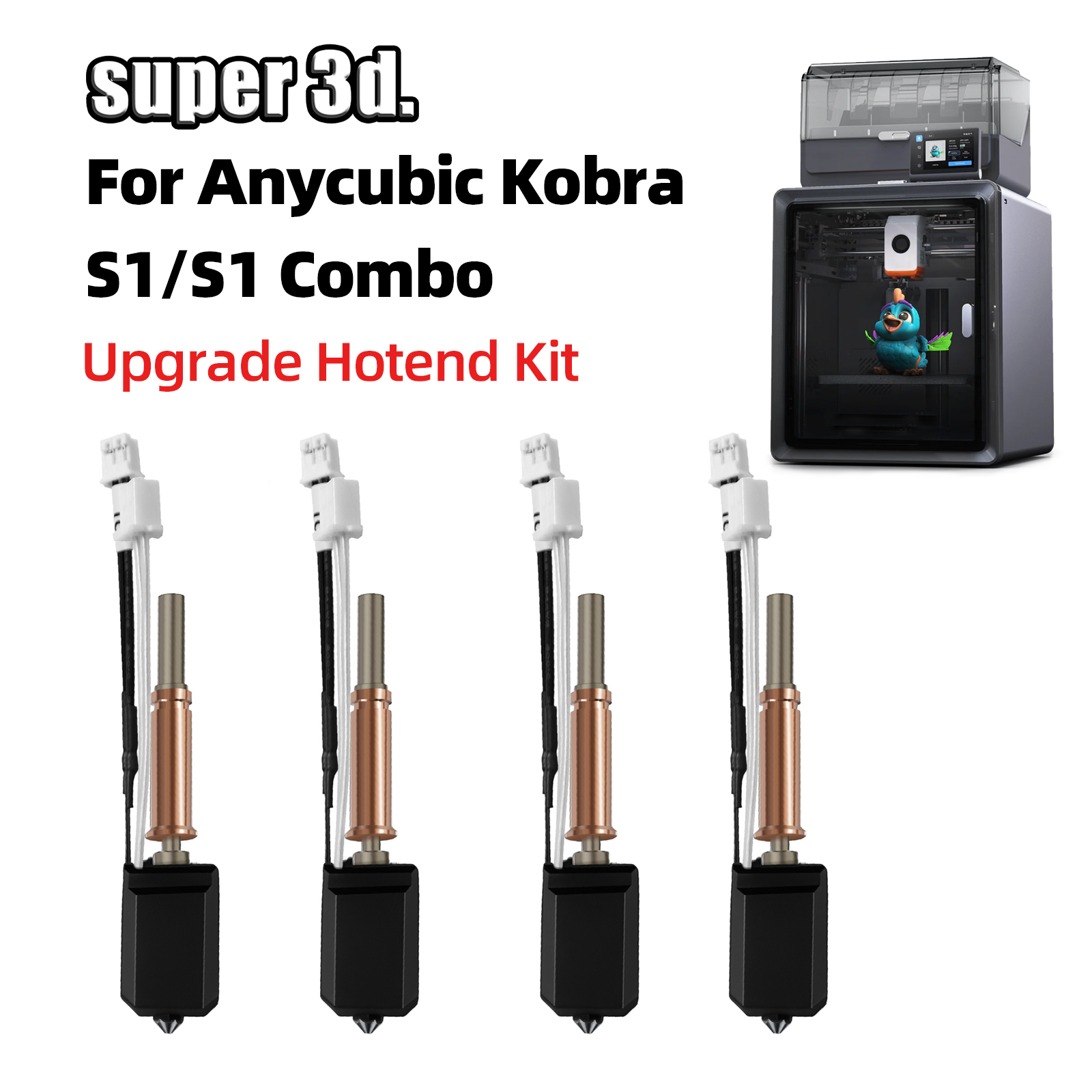 For Anycubic Kobra S1 Hotend K - Nozzle 0.4Mm Hardened review and price