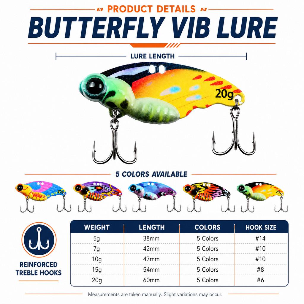 5g/20g Metal VIB Spoon Lure 3D - 3D Printing Lure review and price