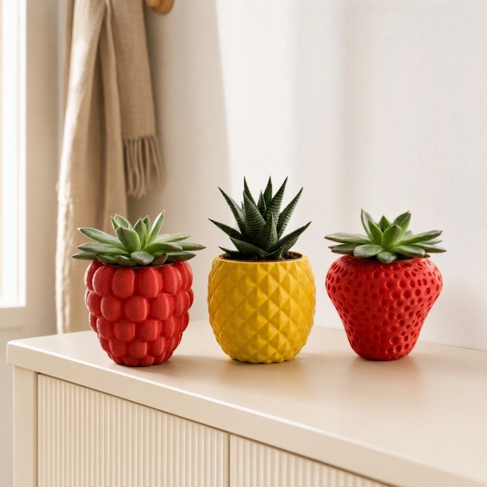Plastic Fruit Flower Pot 3D Pr - 3D Printing Pot review and price