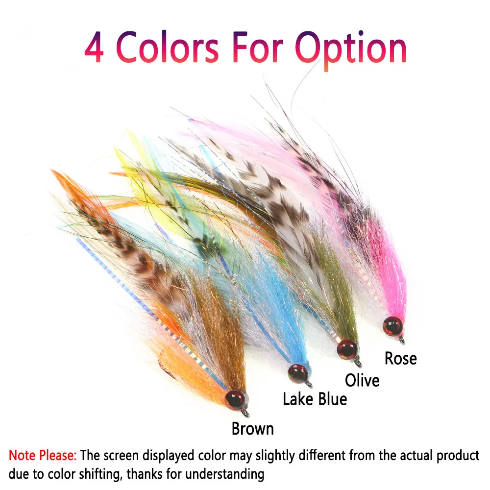 1/4pcs 2/0 5.91inch Big Stream - 3D Printing Lure review and price