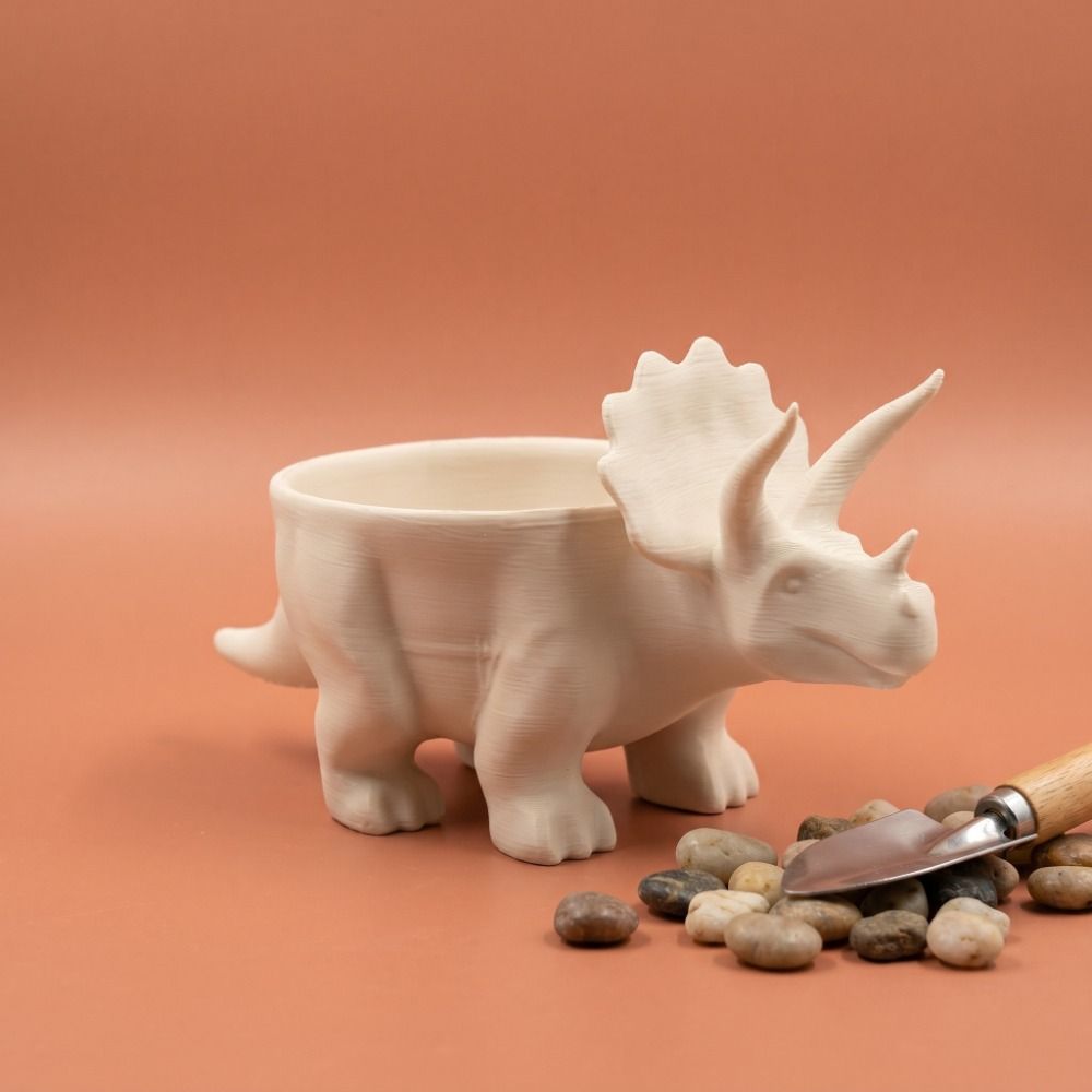 Container 3D Printed Dinosaur  - 3D Printing Pot review and price