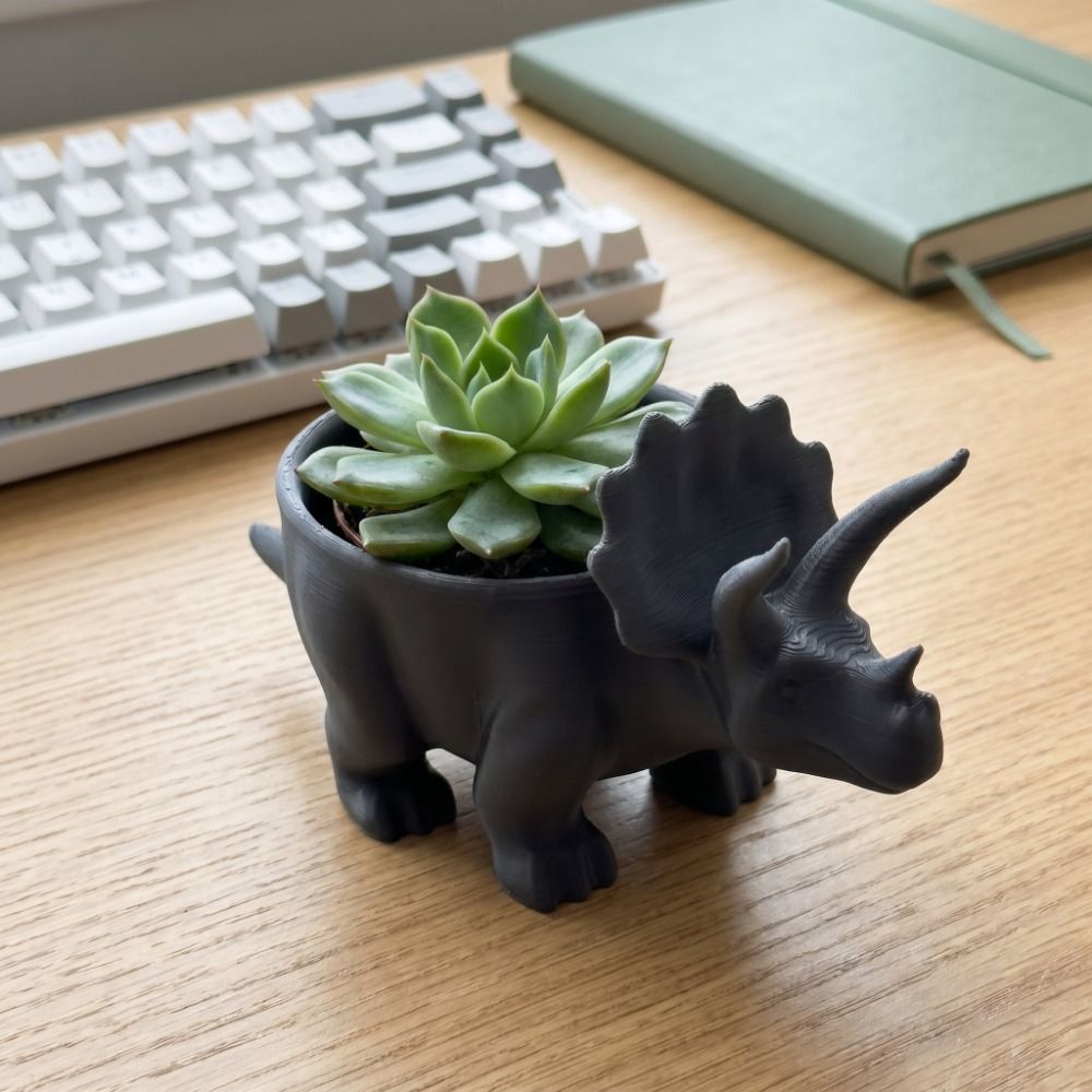 Container 3D Printed Dinosaur  - 3D Printing Pot review and price