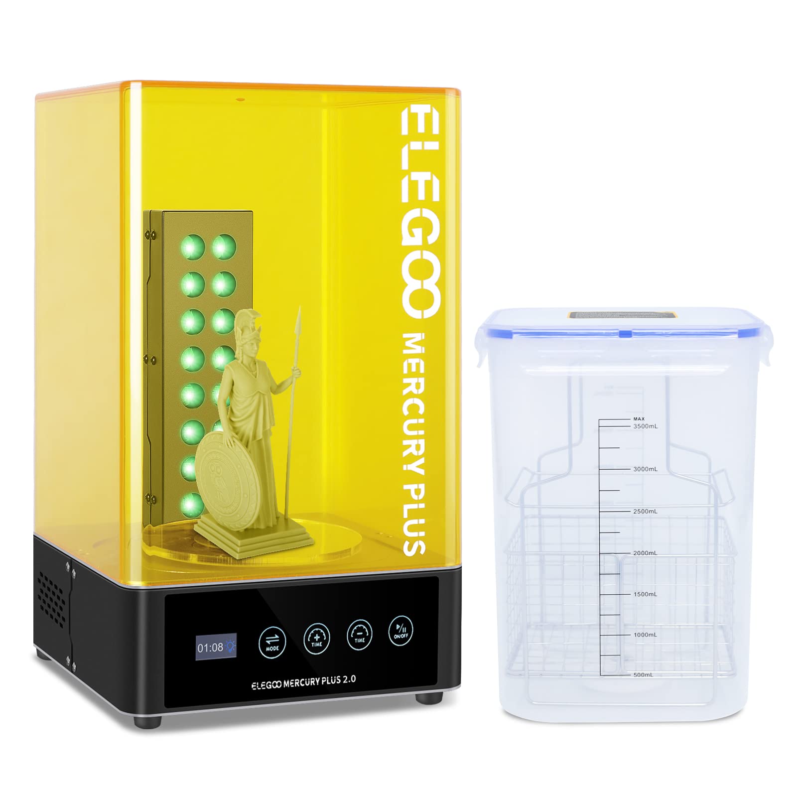 ELEGOO   Plus 2.0 Wash and Cur - 3D Printing Resin review and price