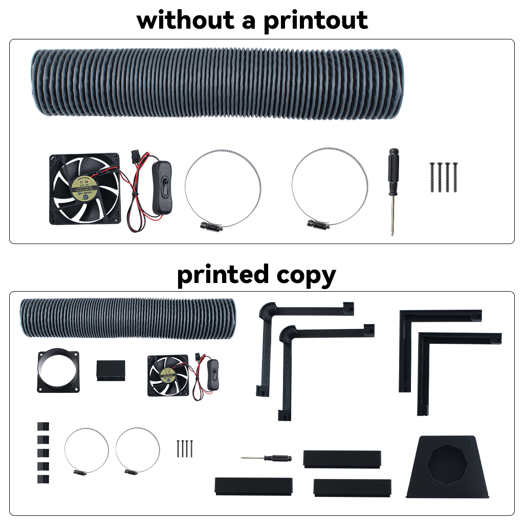 External Exhaust Fan Kit for B - 3D Printing Abs review and price