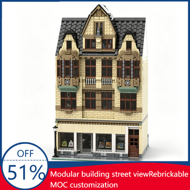 4418 Pcs Modular Town House Pr - 3D Printing Abs review and price