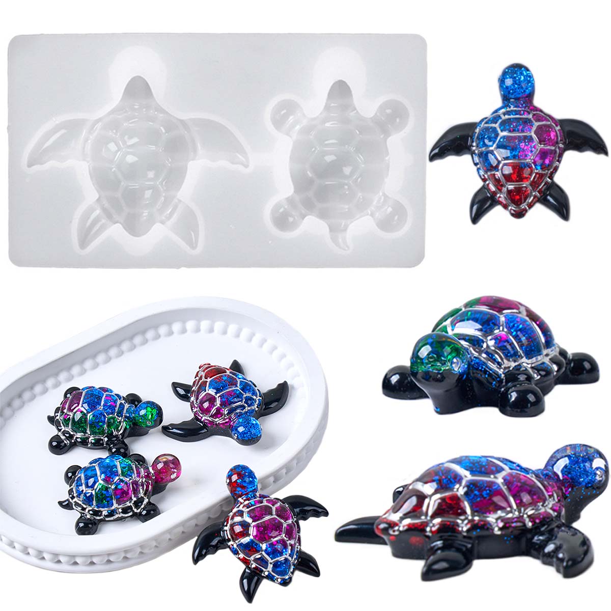 3D Sea Turtle Keychain Silicon - 3D Printing Model Free review and price