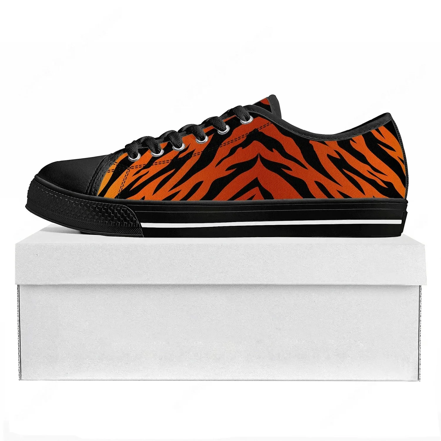 Tiger Stripe 3D Print Low Top  - 3D Printing Quality review and price