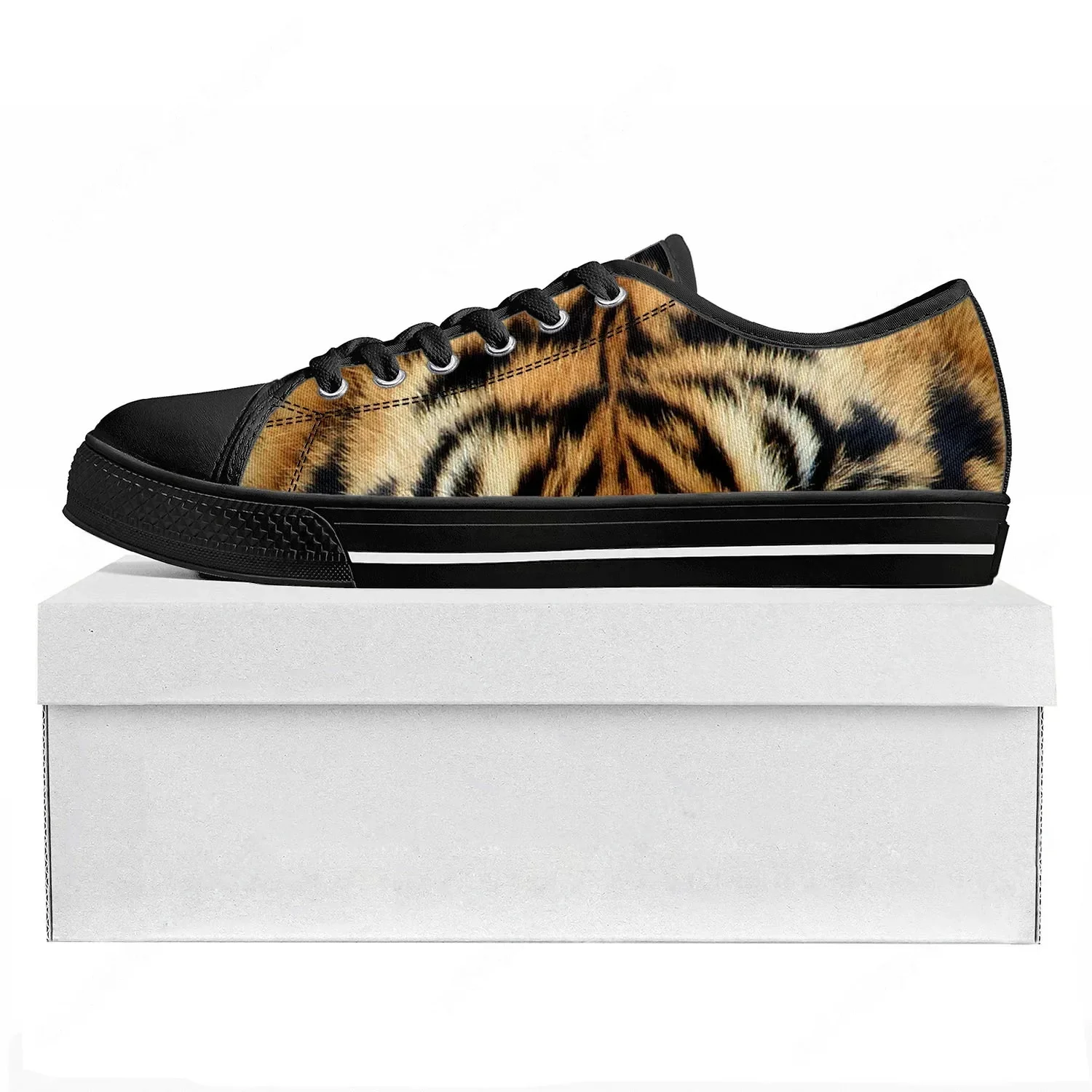 Tiger Stripe 3D Print Low Top  - 3D Printing Quality review and price