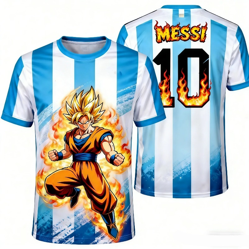 Dragon Ball Z Goku x Messi Arg - 3D Printing Z Hop review and price