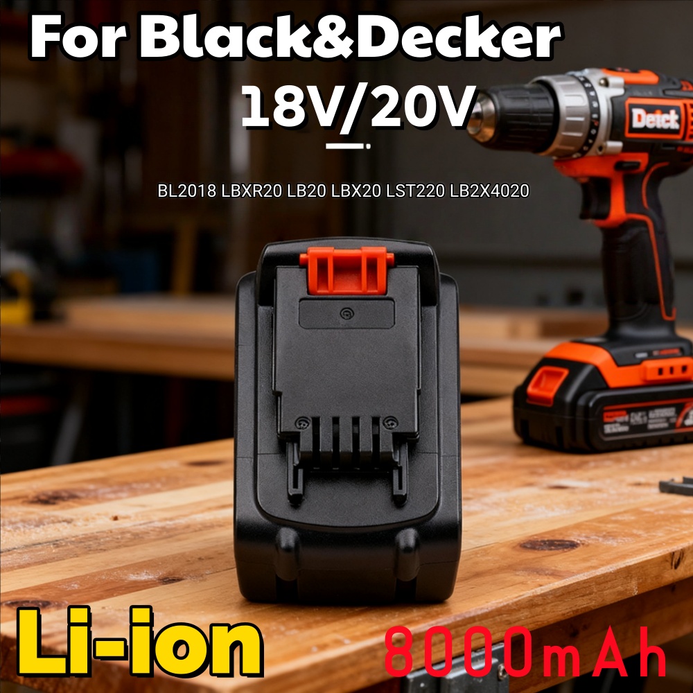 Long Runtime 20V 8000mAh 8.0Ah - Black+Decker Tool 20V Max review and price