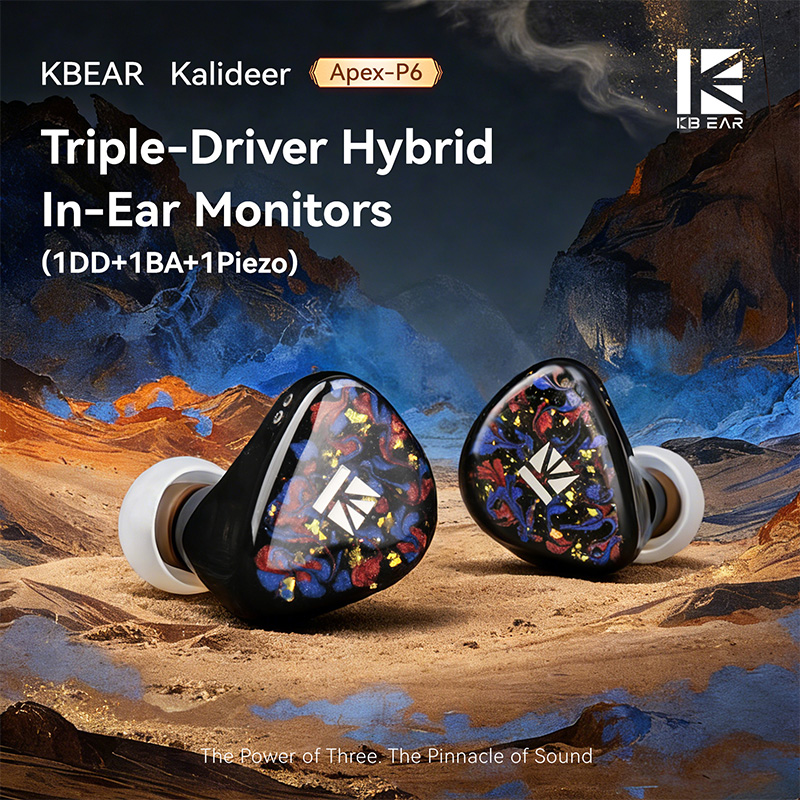KBEAR Kalideer Apex-P6 1DD+1BA - 3D Printing Office Setup review and price