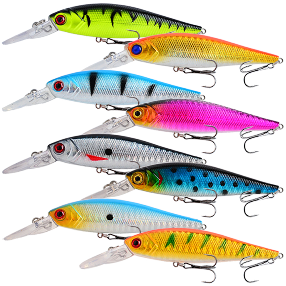 8Pcs Fishing Lure 10cm/9g Arti - 3D Printing Lure review and price