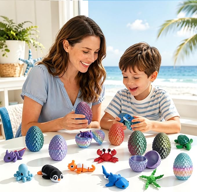 24pcs 3D Printed Surprise Egg  - 3D Printing Model Free review and price